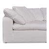 Terra Modular Sofa Cream White, Sectional Sofa by Moe's Home, 114" width x 32" height x 38" depth thumbnail 5