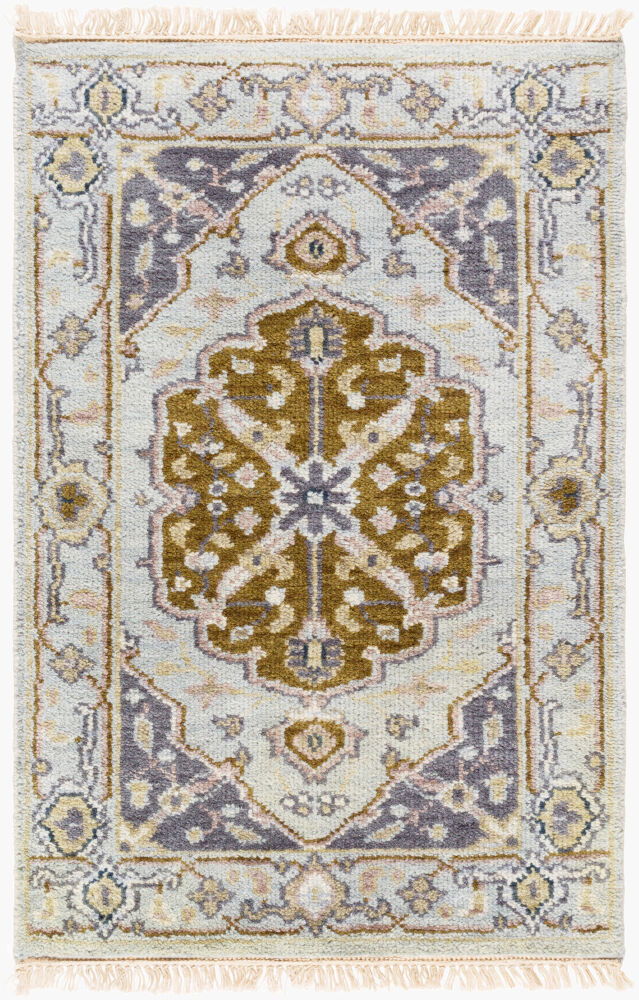 Zeus Handmade Rug, by Surya, 3' length x 2' width