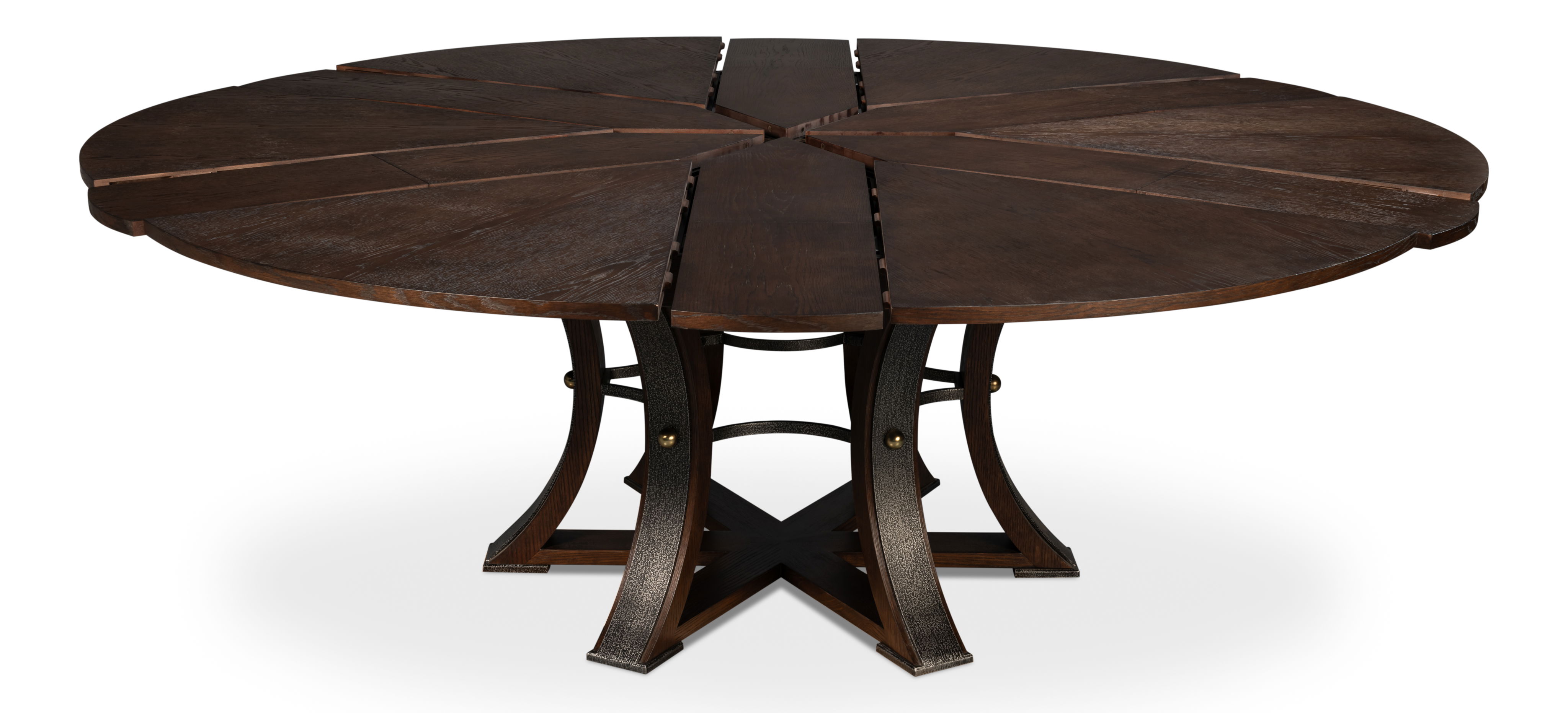 Tower Jupe Dining Table,Lrg,Burnt Brown large image 