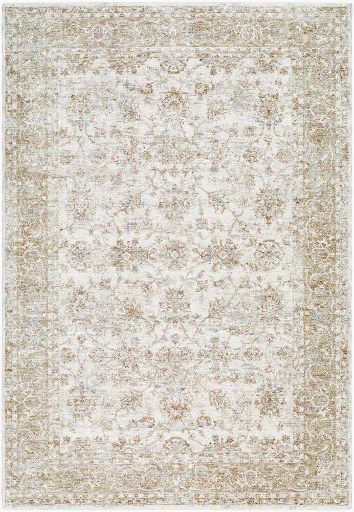 Da Vinci Machine Woven Rug, by Surya, 2'11.43" length x 1'11.62" width