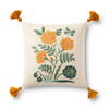 Rifle Paper Co. x Loloi No Name Pillow, Decorative Pillow, 18" length x 18" width thumbnail 1