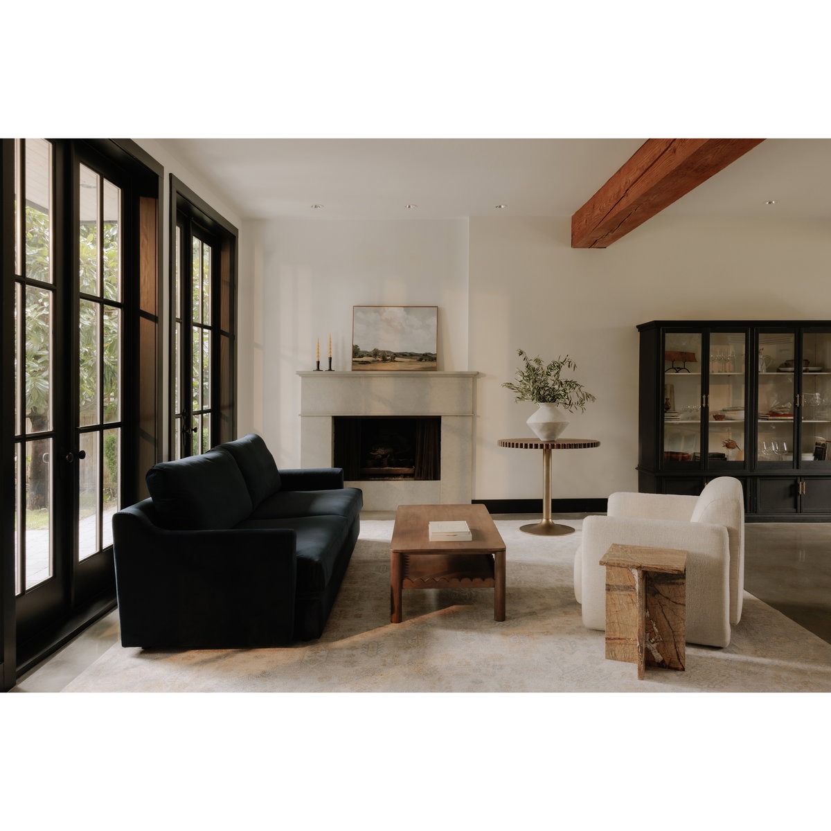 Nomi Cafe Table Brown, Coffee Table by Moe's Home, 36" width x 30" height x 36" depth View 12