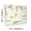 Abstract Geo Cream & Gold Wallpaper thumbnail 9