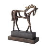 Titan Horse Sculpture, Decorative by Uttermost, 13.5" width x 16.5" height x 5.37" depth thumbnail 3