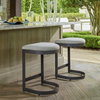 Maude Outdoor Counter Stool, Outdoor Stool by Uttermost, 1'5.25" width x 2'2" height x 1'5.25" depth thumbnail 2