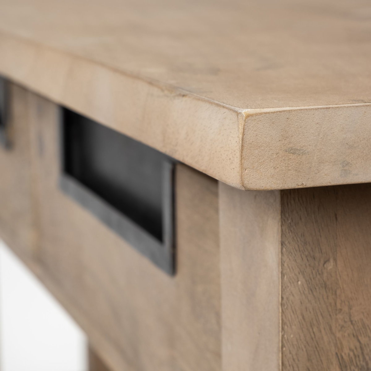 Harrelson III 72L x 18W Brown Wood 4 Drawer Console Table, by Mercana, 72" length x 18" width x 30" height View 8