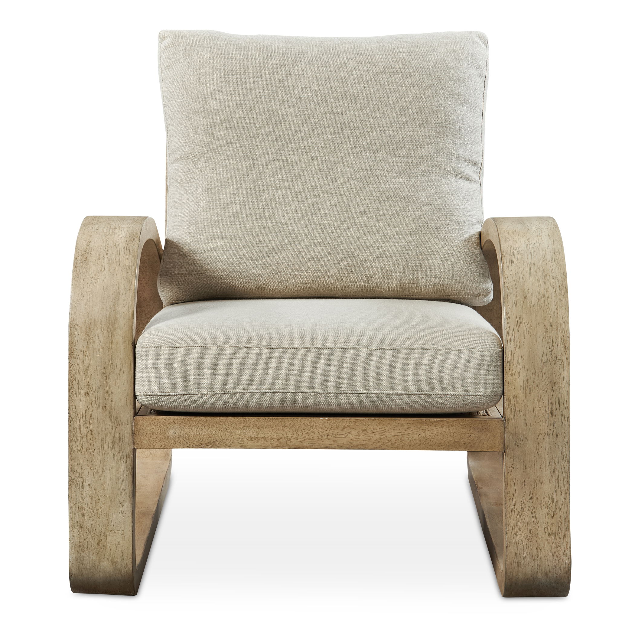 Barbora Wooden Accent Chair large image 