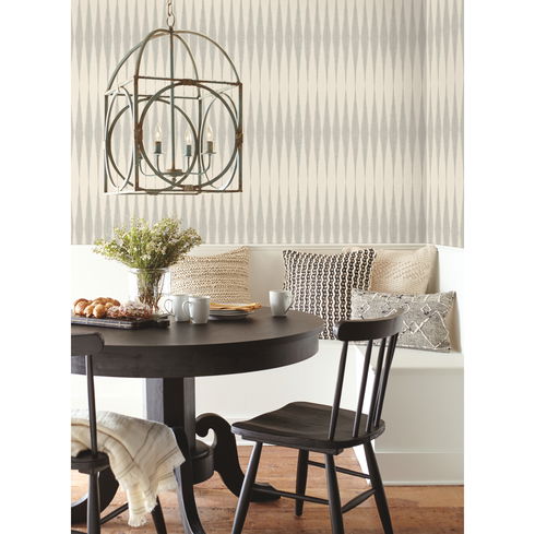 Handloom Cool Grey Wallpaper