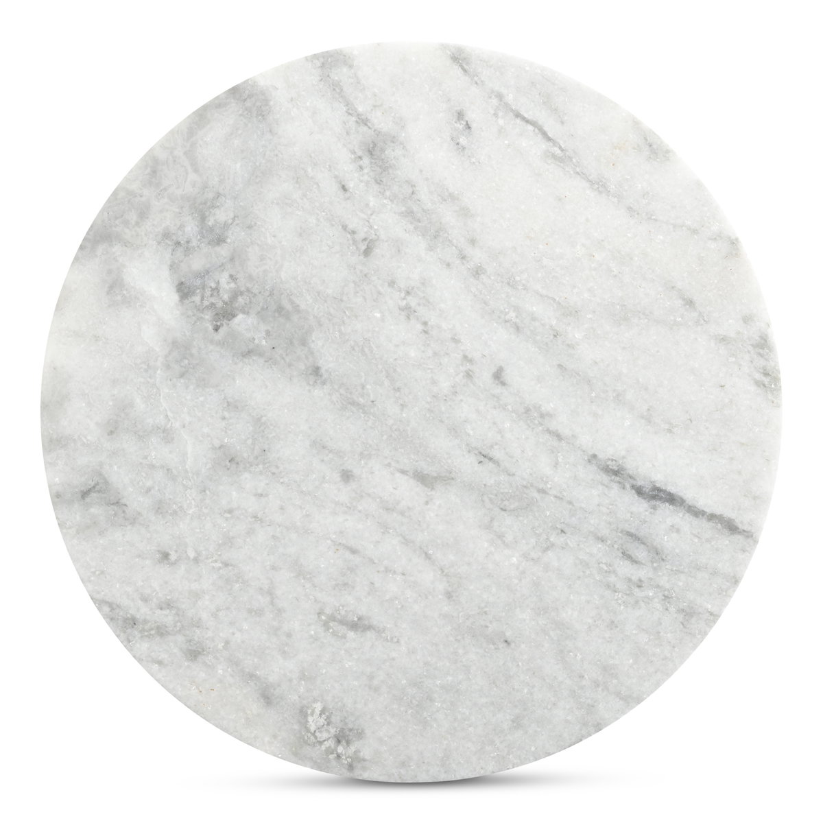 Evelyn Accent Table Ashen Grey Matrix Marble, Side & End Table by Moe's Home, 20" width x 20" height x 20" depth View 4