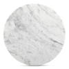 Evelyn Accent Table Ashen Grey Matrix Marble, Side & End Table by Moe's Home, 20" width x 20" height x 20" depth thumbnail 4