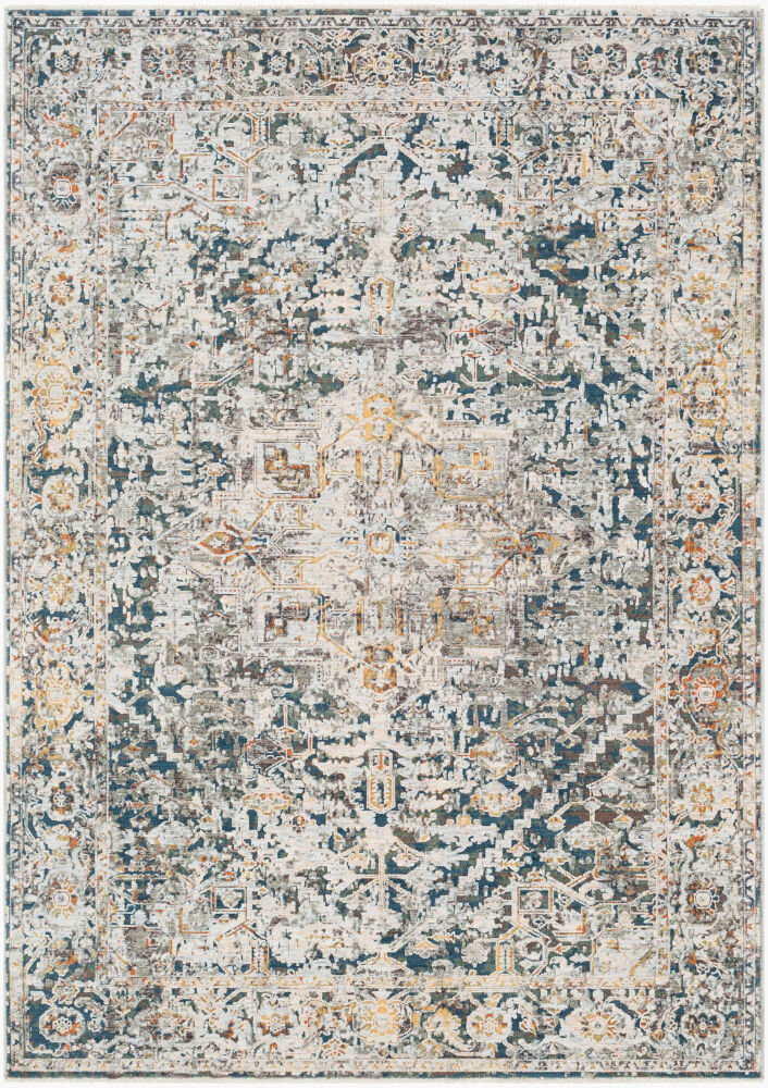 Presidential Machine Woven Rug, by Surya, 4'11.84" length x 3'2.98" width