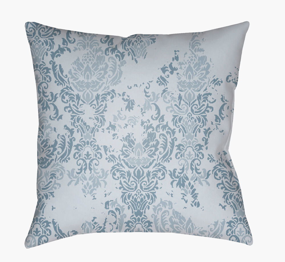 Moody Damask Accent Pillow, Decorative Pillow by Surya, 22" length x 22" width