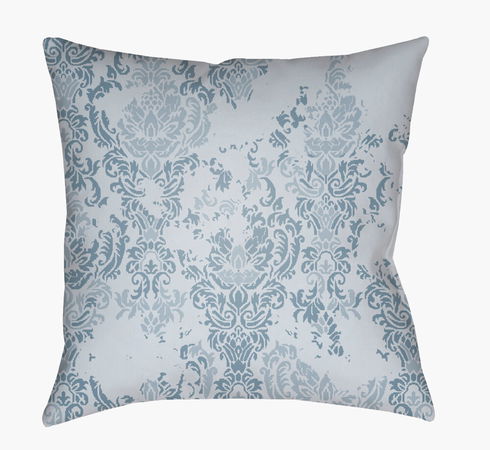 Moody Damask Accent Pillow