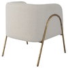 Jacobsen Off White Shearling Accent Chair, by Uttermost, 27" width x 29" height x 27" depth thumbnail 6