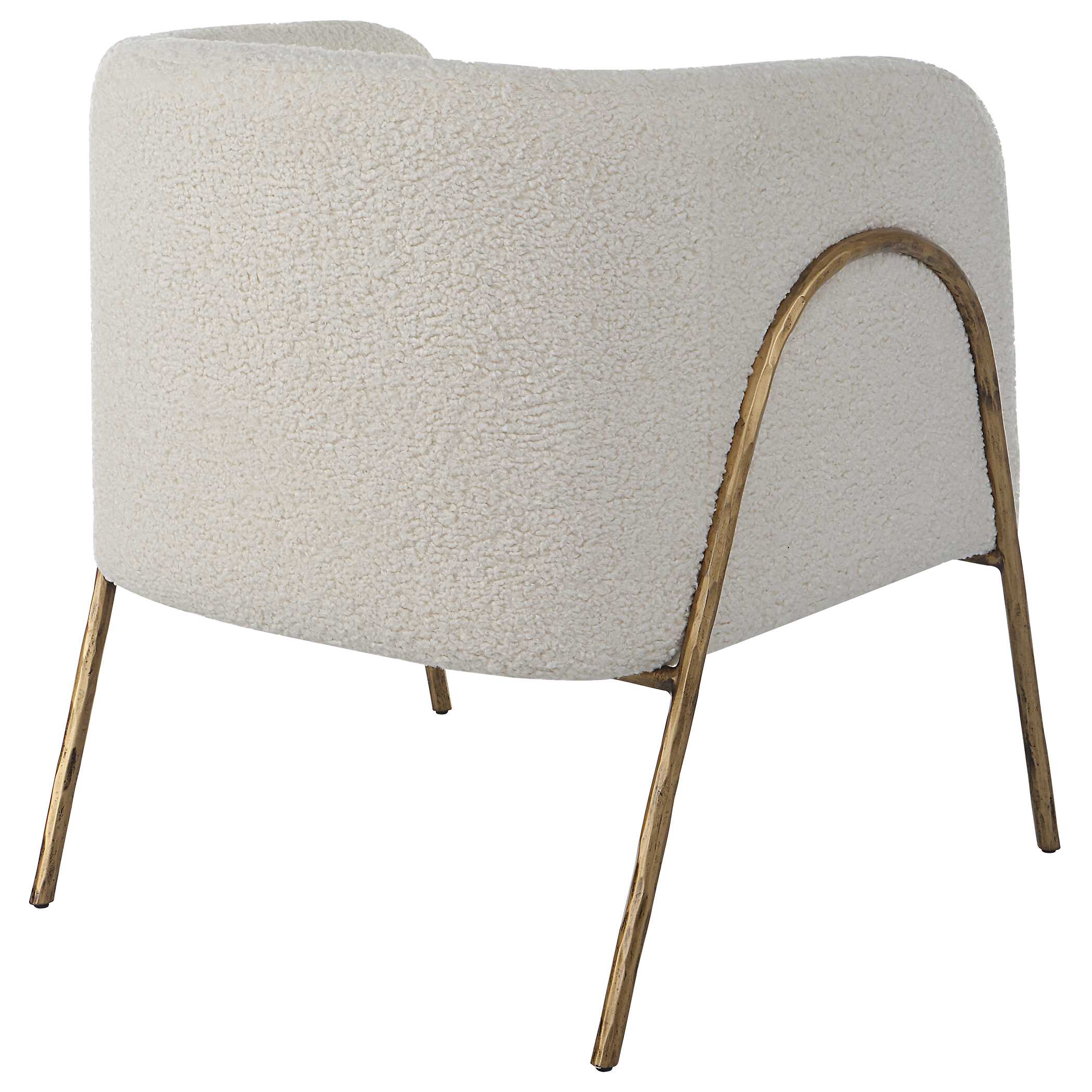 Jacobsen Off White Shearling Accent Chair Jacobsen Off White Shearling Accent Chair large image