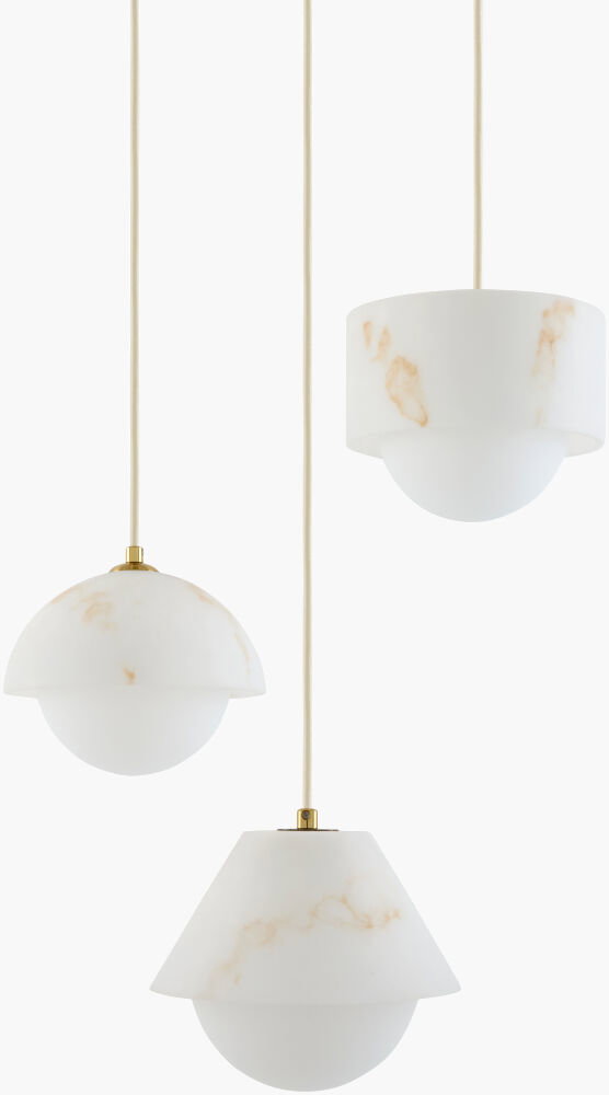 Marzia Chandelier, by Surya, 27" length x 4" width x 8" height