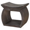 Connor Walnut Accent Stool thumbnail 3