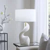 Cobra Ricestone Table Lamp with Linen Shade, by Jamie Young, 19" width x 33" height x 19" depth thumbnail 3