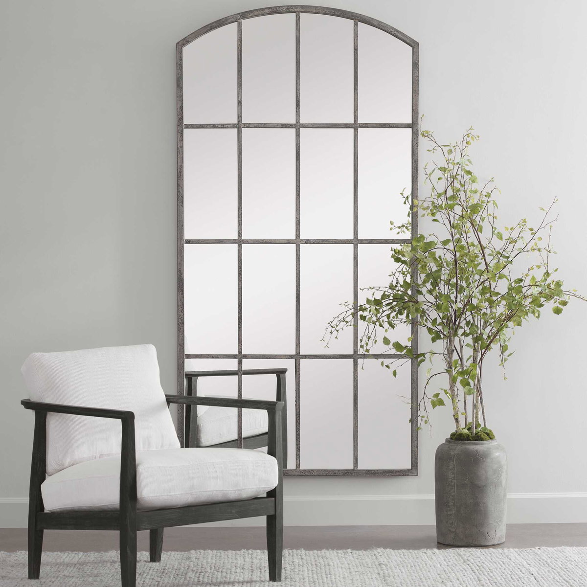 Aldis Potted River Birch, Artificial Plants & Flower by Uttermost, 28" width x 72" height x 28.5" depth View 6
