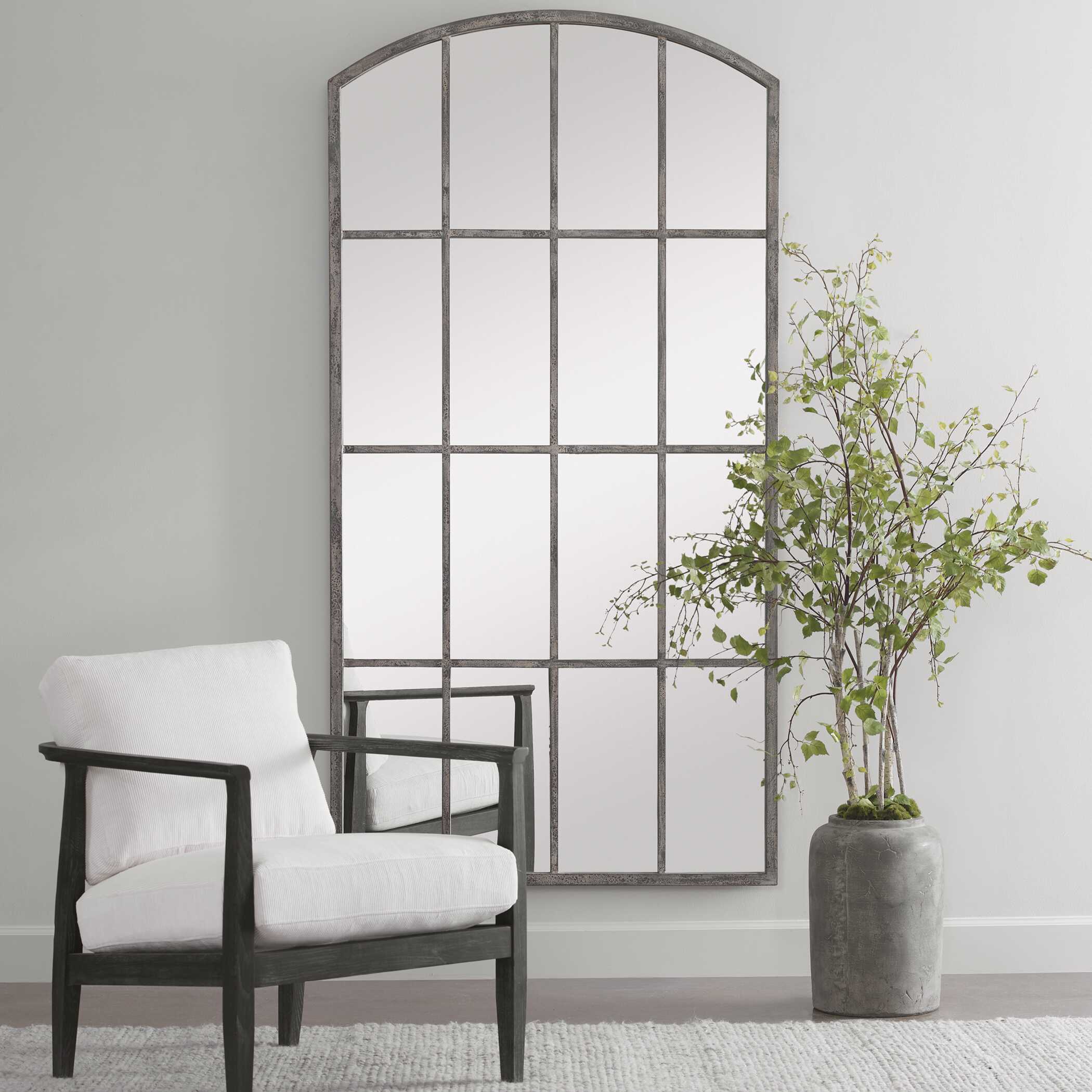 Aldis Potted River Birch, Decorative by Uttermost, 28" width x 72" height x 28.5" depth View 6