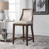 Purcell Leather Counter Stool, Furniture by Uttermost, 19" width x 40" height x 22" depth thumbnail 7