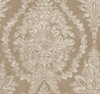Charleston Damask Bronze Wallpaper, by York Wall, 27' length x 2'3" width x 0.02" depth thumbnail