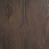 Heera Dark Brown Diamond Motif with Shelf Accent Cabinet, Cabinets & Chest by Mercana, 36" length x 16.25" width x 32" height thumbnail 11