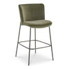 Early Bar Stool Faux Green Mohair, Counter & Bar Stool by Moe's Home, 21.7" width x 41" height x 23.4" depth thumbnail 2