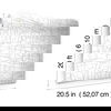 Cubist Cityscape Grey Peel & Stick Wallpaper thumbnail 3