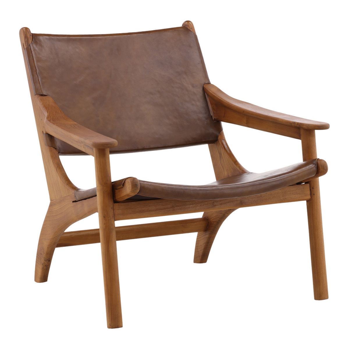 Marceline Occasional Chair Brown, Accent Chair by Dovetail, 31" width x 31.32" height x 32.5" depth View 1