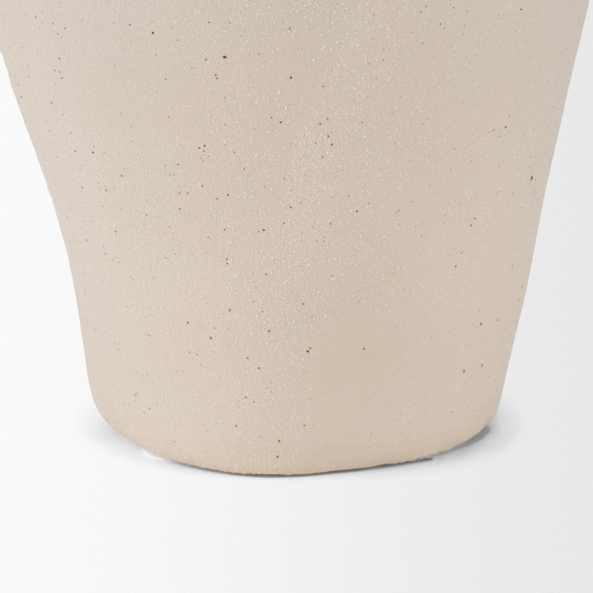 Valora Black Speckled Cream with Light Beige Ceramic Jug, Decorative Jar by Mercana, 7.09" length x 5.31" width x 14.37" height View 10