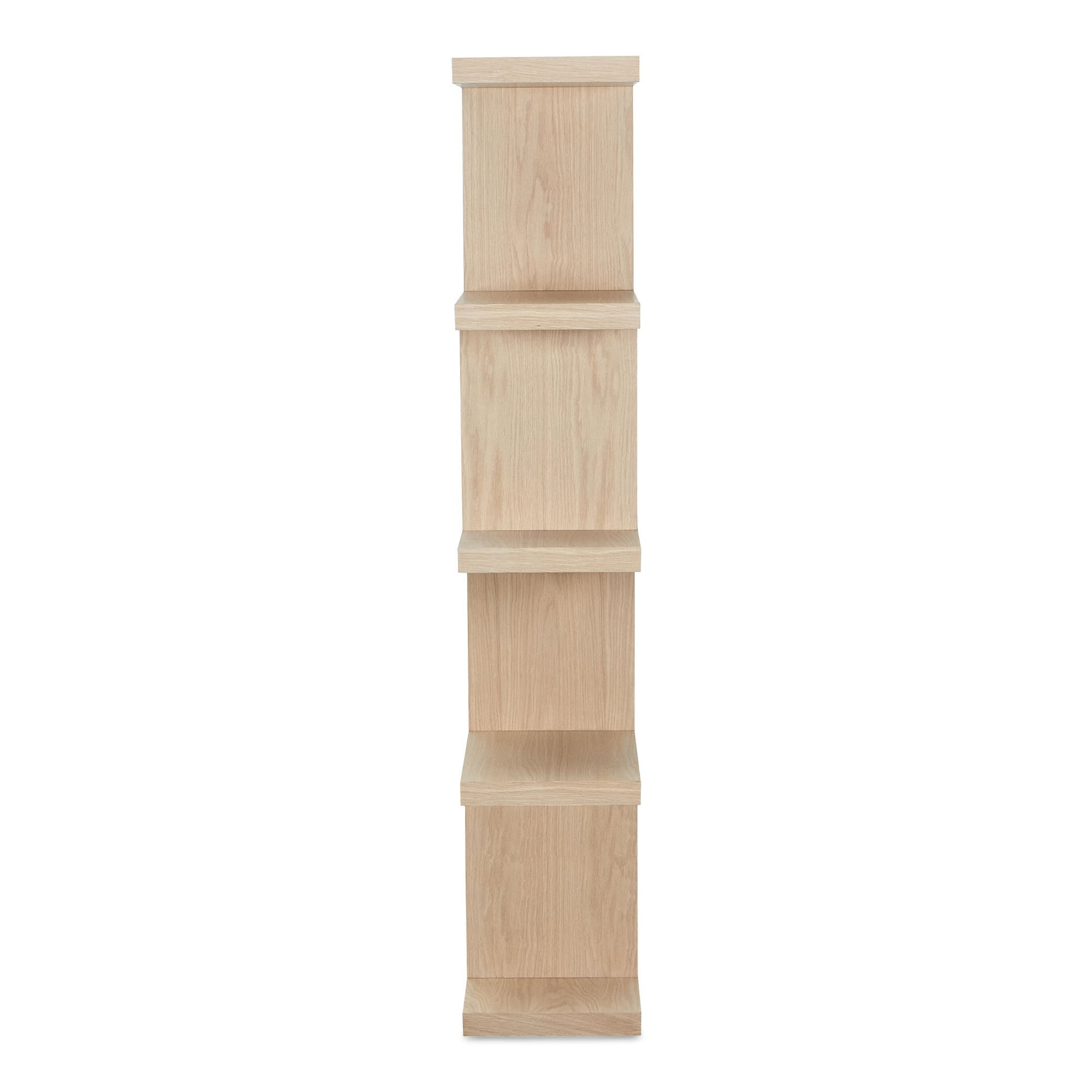 Miri Large Shelf Oak, Shelving & Bookcase by Moe's Home, 63" width x 63" height x 11" depth View 4