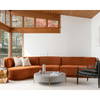 Chameau Large Coffee Table Black And White, by Moe's Home, 48" width x 12" height x 48" depth thumbnail 6