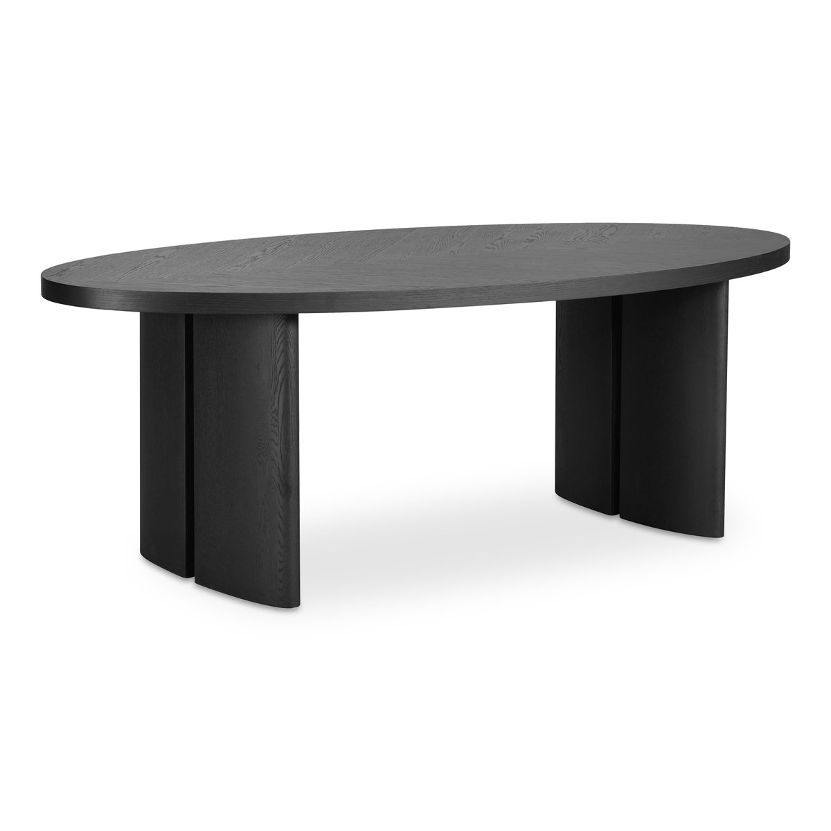 William Dining Table Black, by Moe's Home, 85.75" width x 30" height x 43.25" depth View 2