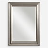 Stuart Silver Beaded Mirror, by Uttermost, 2'2.75" width x 3'0.75" height x 1.5" depth thumbnail 1