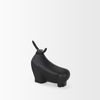 Radu Small Matte Black Metal Bull Decorative Object, by Mercana, 9.5" length x 3.25" width x 7.75" height thumbnail 6