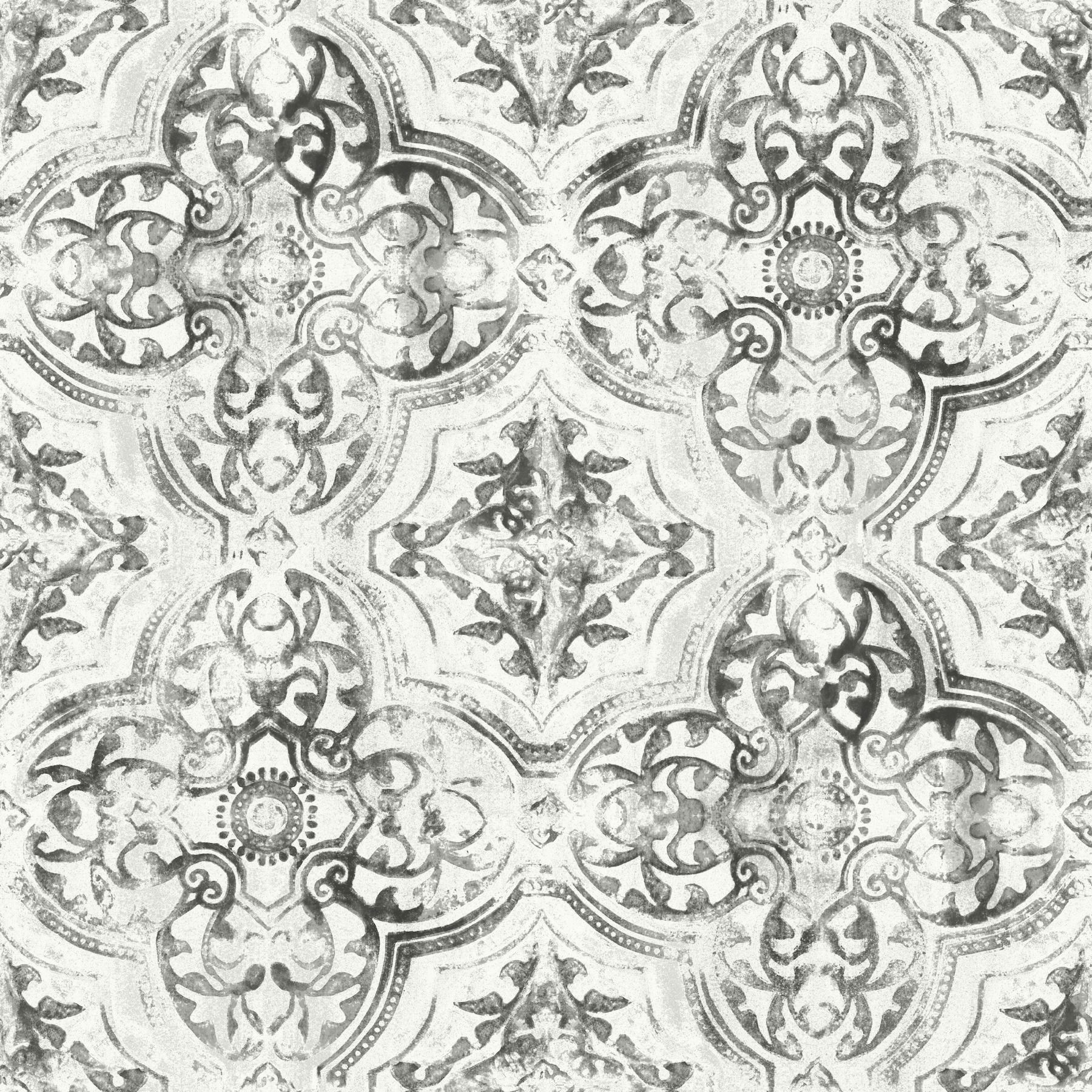 Quartet White & Black Wallpaper large image 