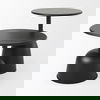 Talulla  Matte Black Metal Accent Table thumbnail 6