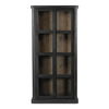 Mona Tall Cabinet Black, Cabinets & Sideboard by Moe's Home, 42" width x 86" height x 21" depth thumbnail 1