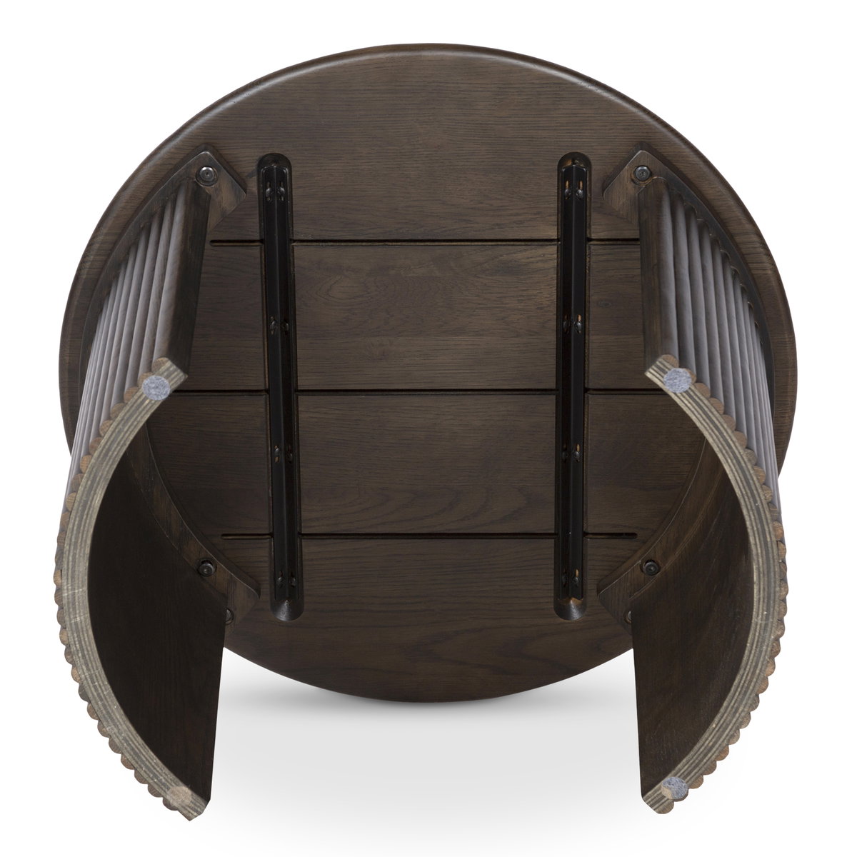 Penny Small Coffee Table Dark Brown, by Moe's Home, 24" width x 13.75" height x 24" depth View 8