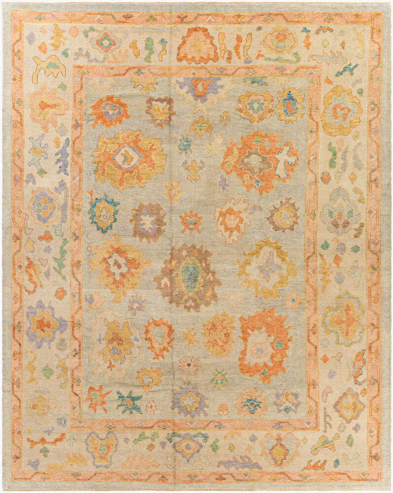Antique One of a Kind Handmade Rug, by Surya, 11'5" length x 9'3" width