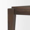Teva 72'L x 39'W Rectangular Dining Table | Modern | Dark Brown Wood | Seats 6, by Mercana, 72" length x 39" width x 30" height thumbnail 9