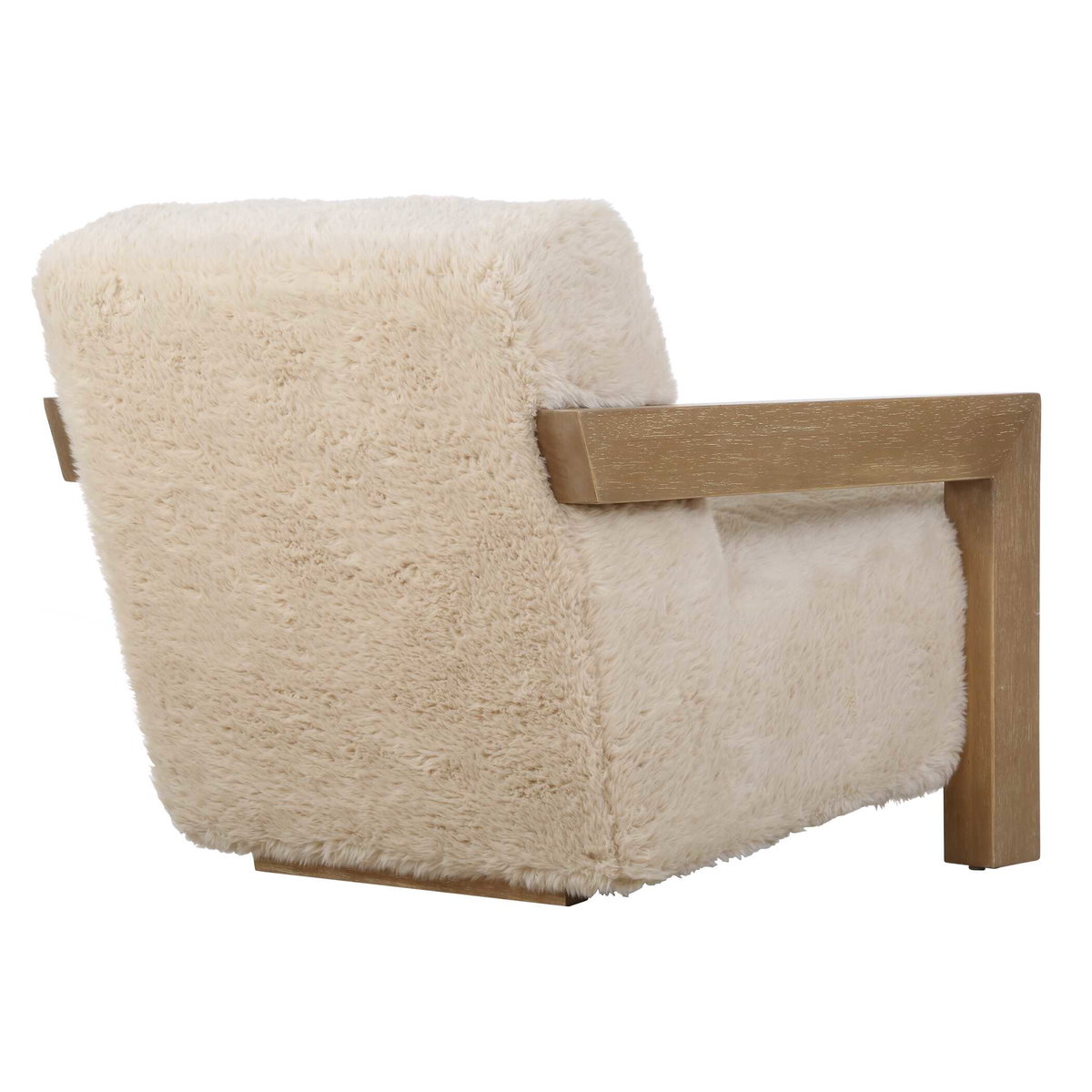 Jackson Sheepskin Accent Chair, by Uttermost, 29" width x 30" height x 36" depth View 7