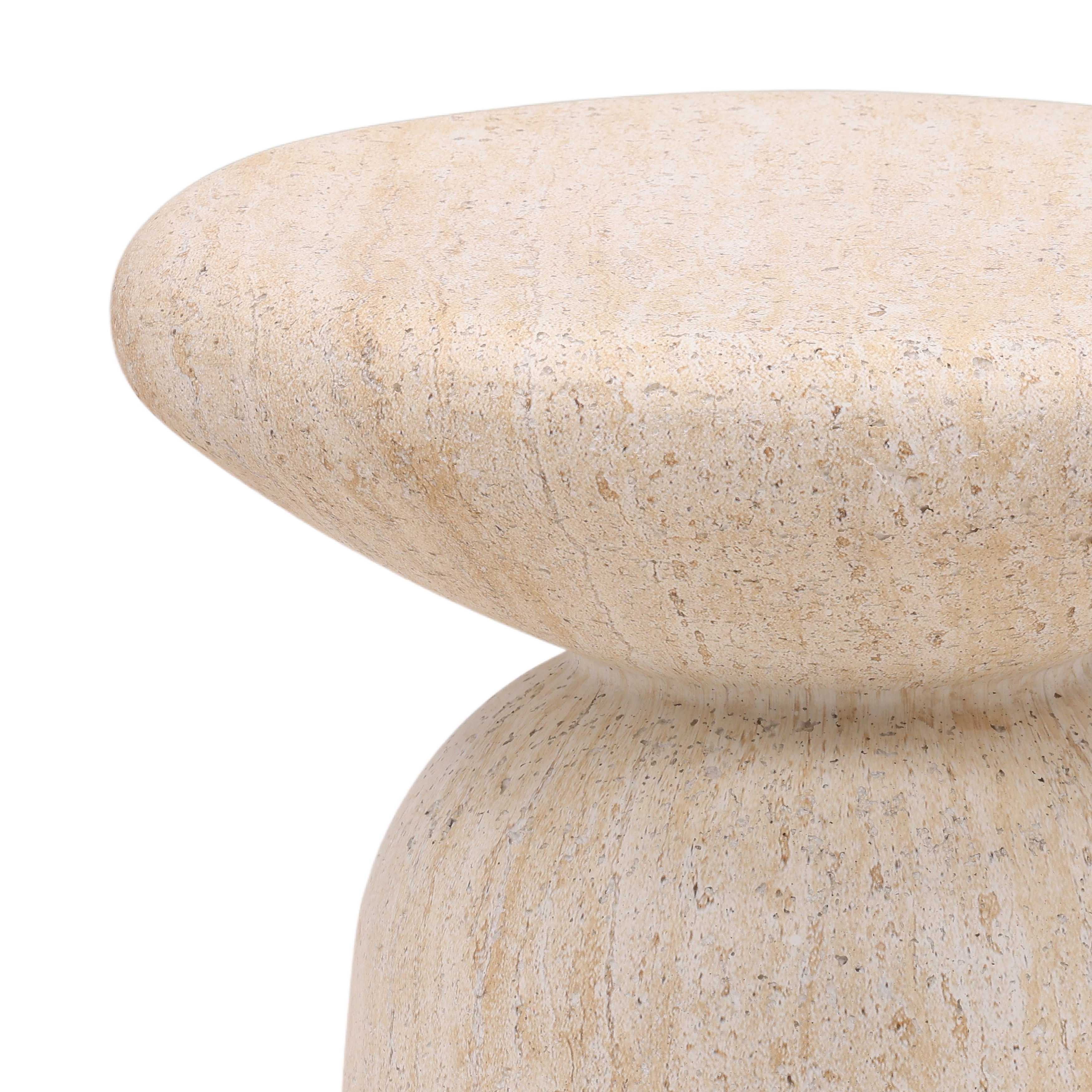 Marcellus Outdoor End Table Natural large image 