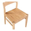 Owing Dining Chair Natural Oak - Set Of Two, by Moe's Home, 19.5" width x 30" height x 20" depth thumbnail 7