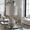 Hedera Textured Ivory Table Lamp, by Uttermost, 14" width x 26.5" height x 14" depth thumbnail 6