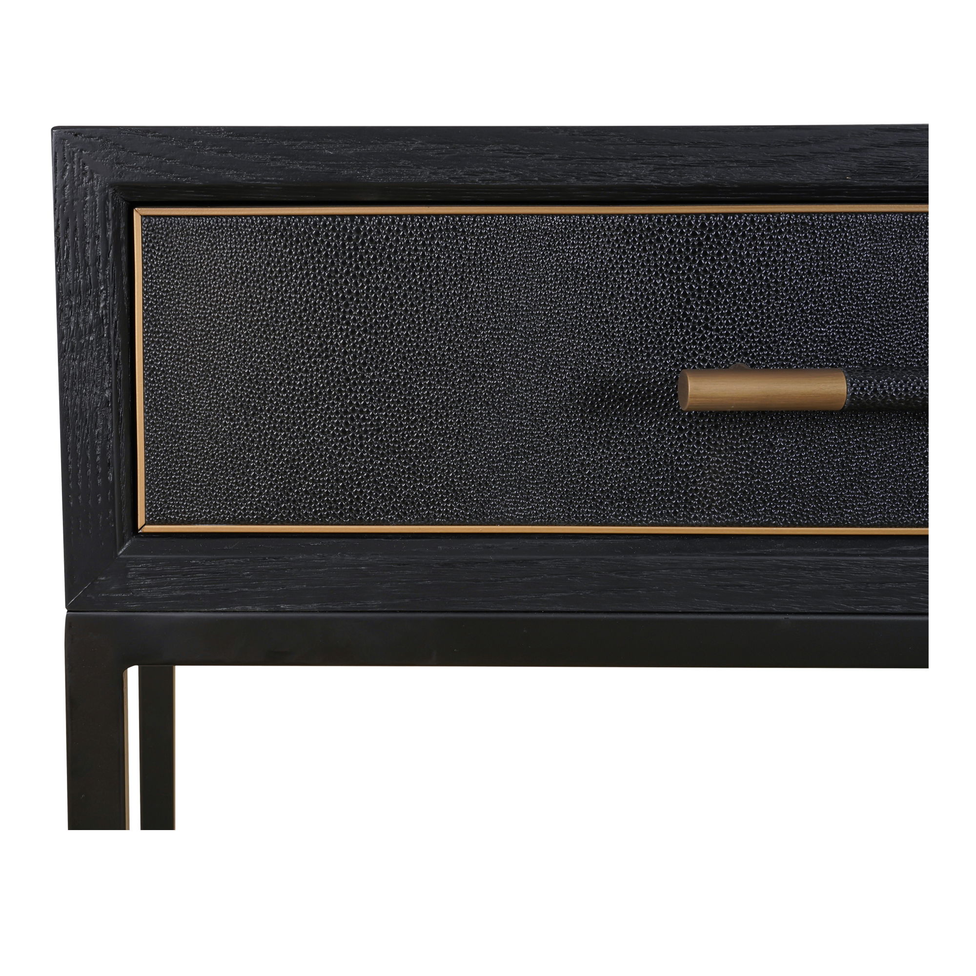 Mako Console Table Black, by Moe's Home, 59.06" width x 32.28" height x 15.75" depth View 6