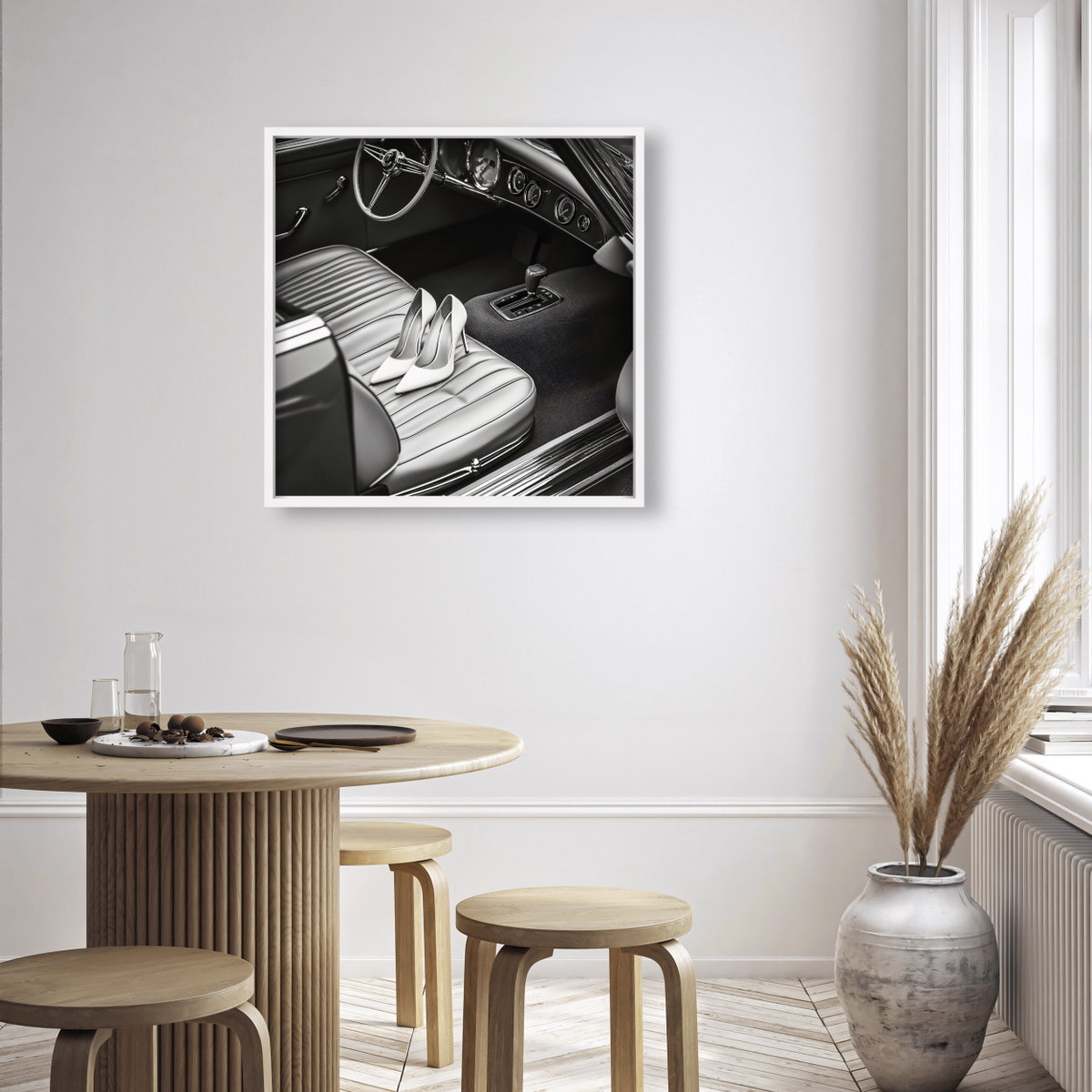 Vintage Car Scene (No Embellishment), Art by Oliver Gal,  30x30 View 3