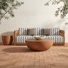 Insitu Coffee Table Terracotta, by Moe's Home, 47" width x 15.75" height x 47" depth thumbnail 5