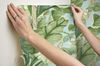 Banana Leaf Blue & Green Peel & Stick Wallpaper thumbnail 6
